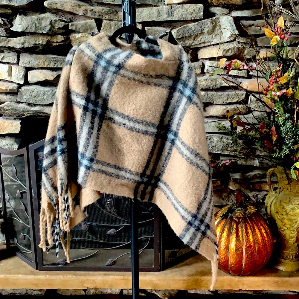 Plaid Cape